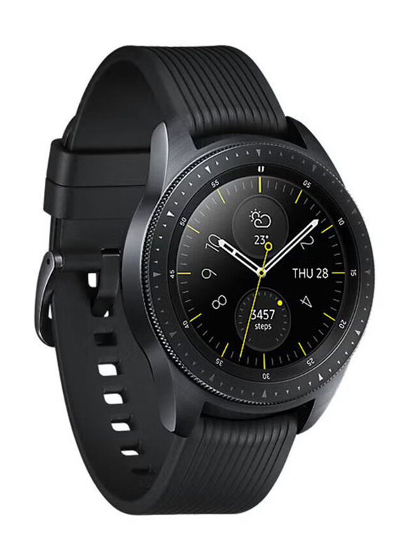 Samsung Galaxy R810 42mm Smartwatch, Midnight Black