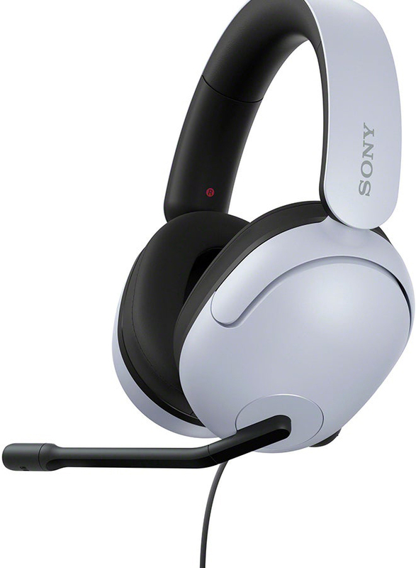 Sony MDRG300 Inzone H3 Wired Over Ear Gaming Headphones with 360 Spatial Sound for PlayStation PS5 and PC, White