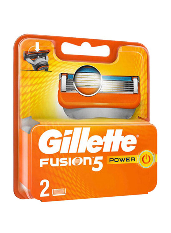 Gillette Fusion Power Razor 5 Blades, 2 Piece