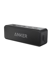 Anker 2 Portable Bluetooth Speaker with 12W Stereo Sound, Black