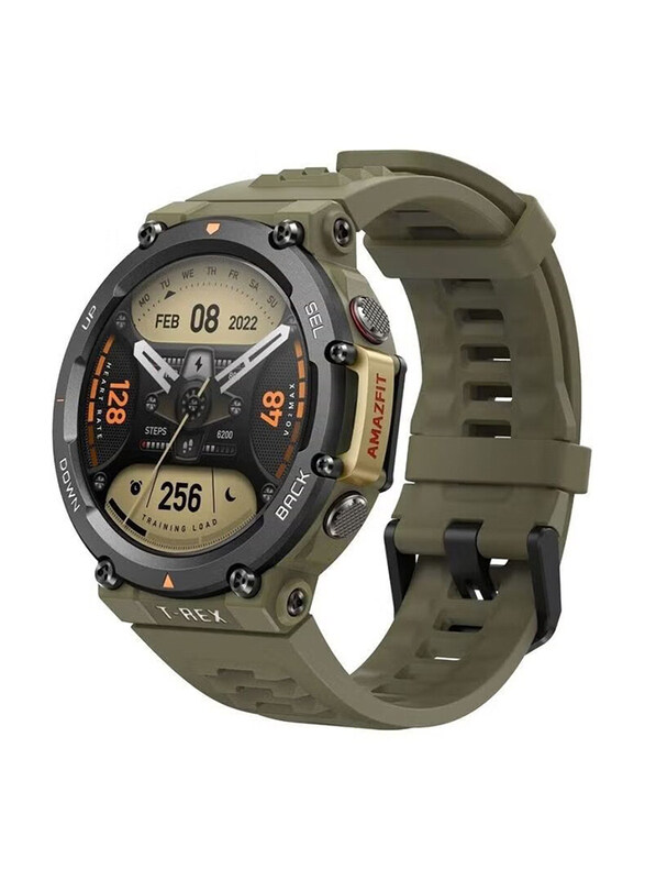 

Amazfit T-Rex 2 Smartwatch Rugged Outdoor GPS 15 Military-Grade Tests Real-Time Navigation 24-Day Battery Strength Exercise 150+ Sport Modes Water Res