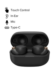 Sony WF1000XM4/B Wireless/Bluetooth In-Ear Noise Cancelling Headphones, Black