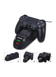 Dobe Dual Charging Dock for PlayStation PS4 Wireless Controller, Black