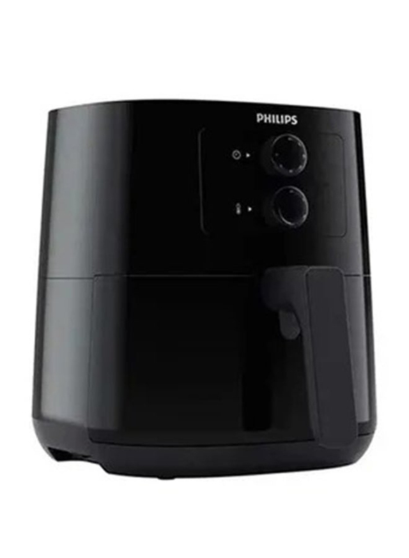 Philips 4.1L Essential Air Fryer With Rapid Air Technology, 1400W, HD9200/91/90, Black