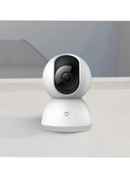 Xiaomi Mi Wi-Fi IP Day/Night Vision Dome 2MP 1080P FHD Stand Alone Camera, White