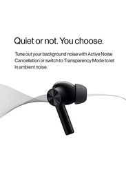 OnePlus Buds Z2 Wireless/Bluetooth In-Ear Noise Cancelling Earphones, Obsidian Black