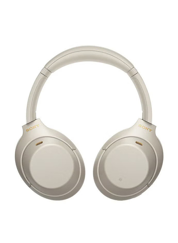 Sony WH-1000XM4 Premium Wireless On-Ear Noise Cancelling Headphones, Platinum Silver