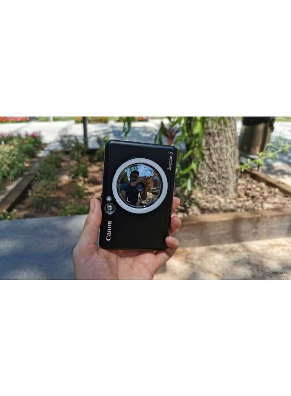 Canon Zoemini S Instant Camera with Colour Photo Printer, 8MP, Black