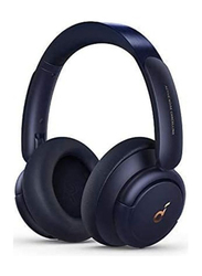 Soundcore Life Q30 Hybrid Active Noise Cancelling Wireless On-Ear Headphones With Multiple Modes, Blue