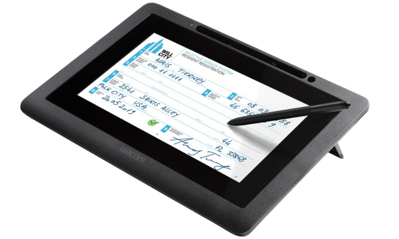 Wacom 10.1-inch Interactive Pen Display with Professional Software and Remote Support, DTU-1031AX, Black