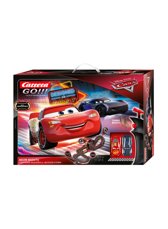 

Carrera Go! Cars Neon Nights (5.3m), Ages 6+, Multicolour
