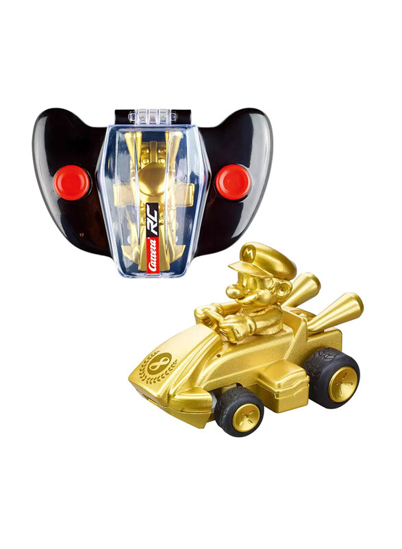 

Carrera Mario Kart Mini RC Mario Gold, Ages 6+, Gold