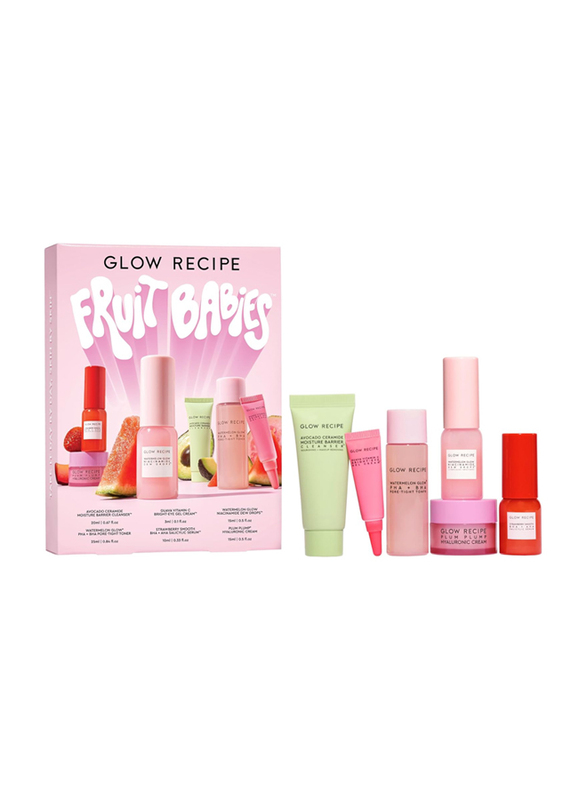 GLOW RECIPE Fruit Babies: Nourish Your Skin with Nature's Delight Set, 6 Pieces