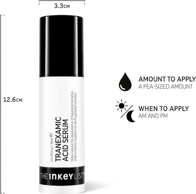 

The INKEY LIST 2% Tranexamic Acid Treatment Serum to Reduce Hyperpigmentation and Target Uneven Patches and Dark Spots 30 ml (Pack of 1)