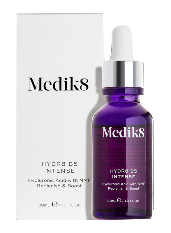 Medik8 Hydr8 B5 Intense Hyaluronic Acid Liquid Hydration Moisturising Serum, 30ml