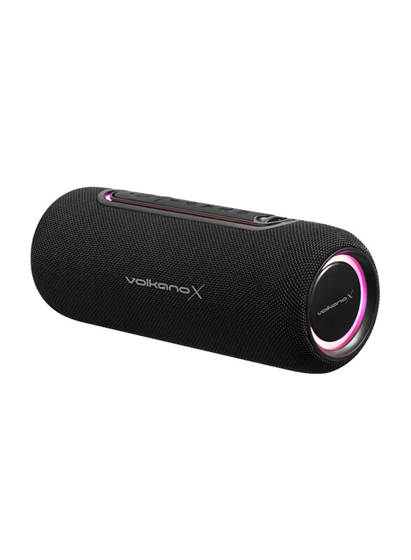 

Volkano X VXS100 Series Portable Bluetooth Speaker with RGB Lights, Black