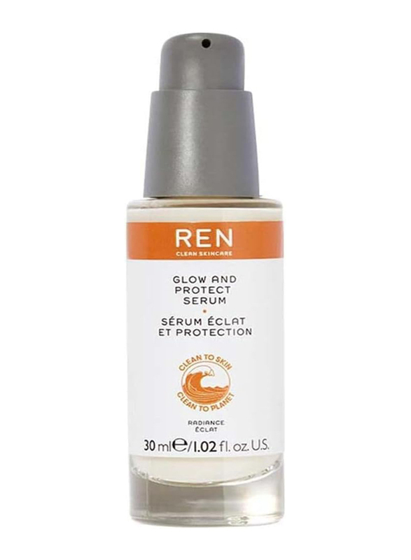 Ren Clean Skincare Glow & Protect Serum, 30ml