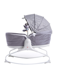 Tiny Love 3-in-1 Cosy Baby Rocker Napper, Heather Grey