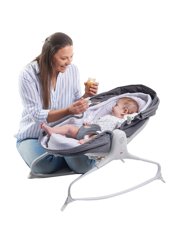 Tiny Love 3-in-1 Cosy Baby Rocker Napper, Heather Grey