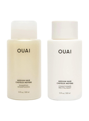 Ouai Medium Shampoo + Conditioner Set, 296ml, 2 Pieces