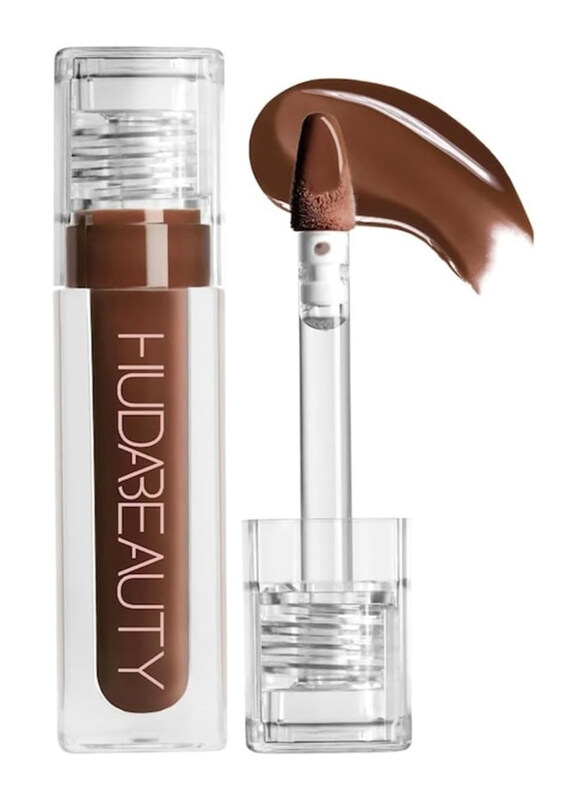 

Huda Beauty Faux Filler Shiny Non-Sticky Lip Gloss, 3.9ml, Coco - Deep Brown