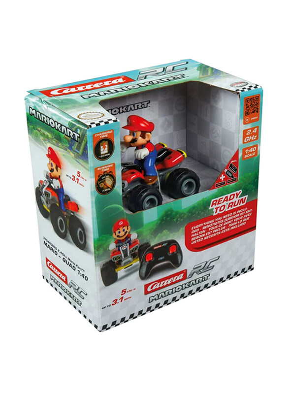 

Carrera RC Mario Kart Mario Quad 1:40, Ages 6+, Multicolour