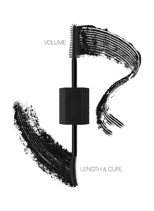 Huda Beauty Legit Lashes Double-Ended Volumizing & Lengthening Mascara, Black