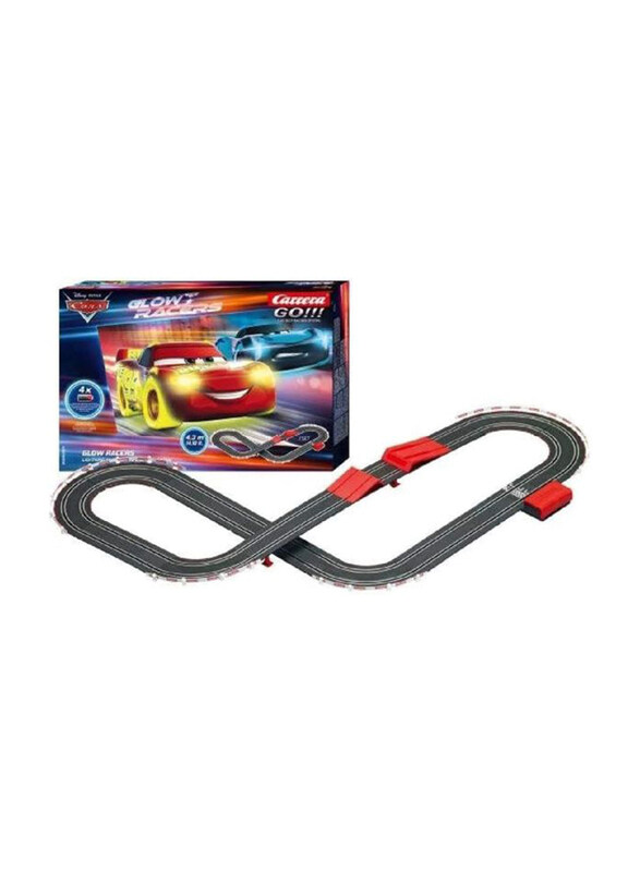 

Carrera Go! Cars Glow Racers (4.3m), Ages 6+, Multicolour