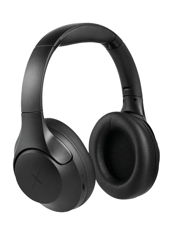 

Volkano X VXH200 Wireless Over-Ear Active Noise Cancelling Headphones, Black