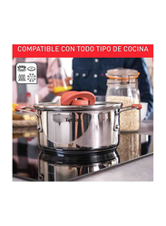 Tefal 6-Piece Optispace Stainless Steel Cooking Set, Silver