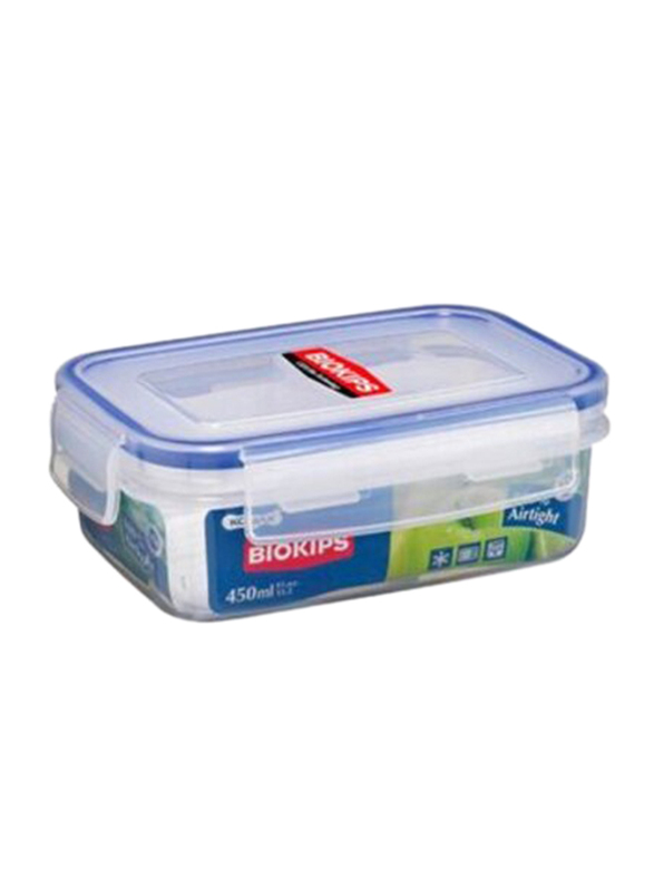 Komax Rectangular Food Container, 450ml, Clear