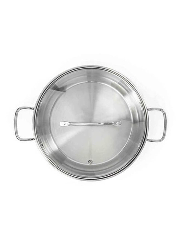 Tefal 20cm Intuition Stainless Steel Casserole with Lid, Silver