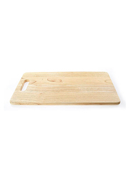 WTL Rectangular Wooden Cutting Board, 44 x 24 x 1.5cm, Beige