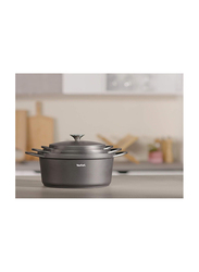 Tefal 24cm Trattoria Stewpot With Cast Aluminium Lid, Black