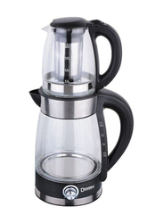 Dessini 2L Electric Tea Maker with Kettle, 2200W, 7007, Clear