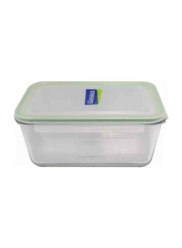 

Glasslock Rectangular Food Container With Lid, 1.9 Liters, Clear