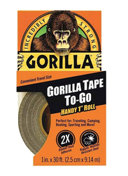 Gorilla 1-inch x 30 feet To Go Tape, Brown