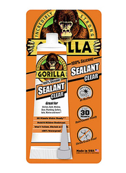 Gorilla Silicone Sealant Tube, 70g, Clear