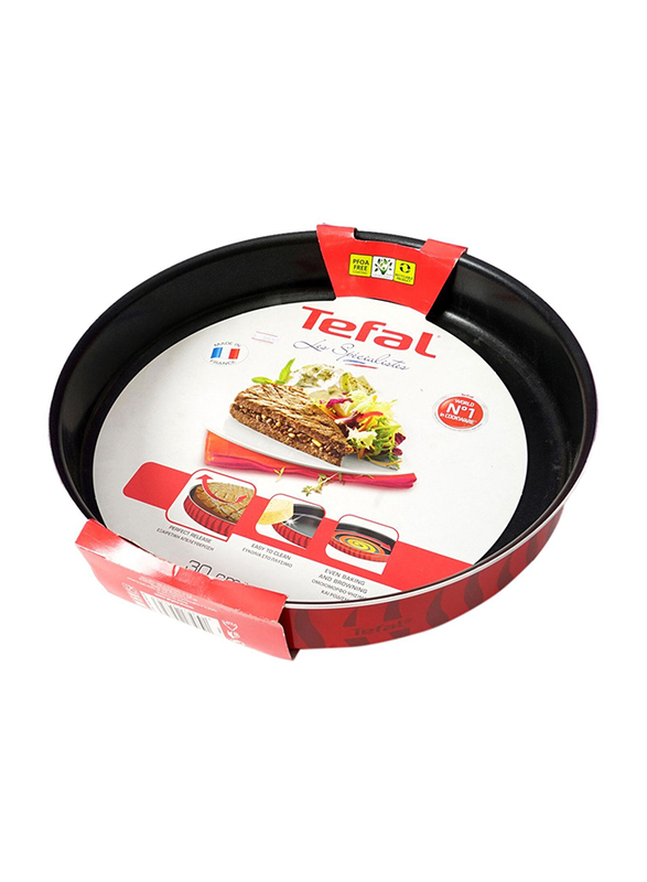 Tefal 38cm Round Oven Dish, Red