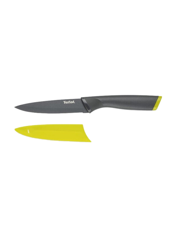 Tefal 12cm Fresh Kitchen Utility Knife, Grey/Green