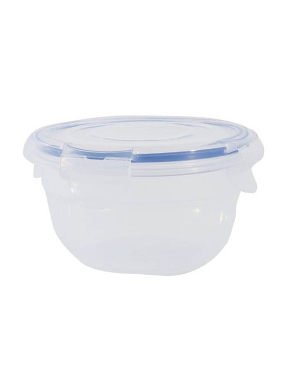 

Lock & Lock Classic Round Plastic Food Container, HSM941, 100ml, Clear/Blue