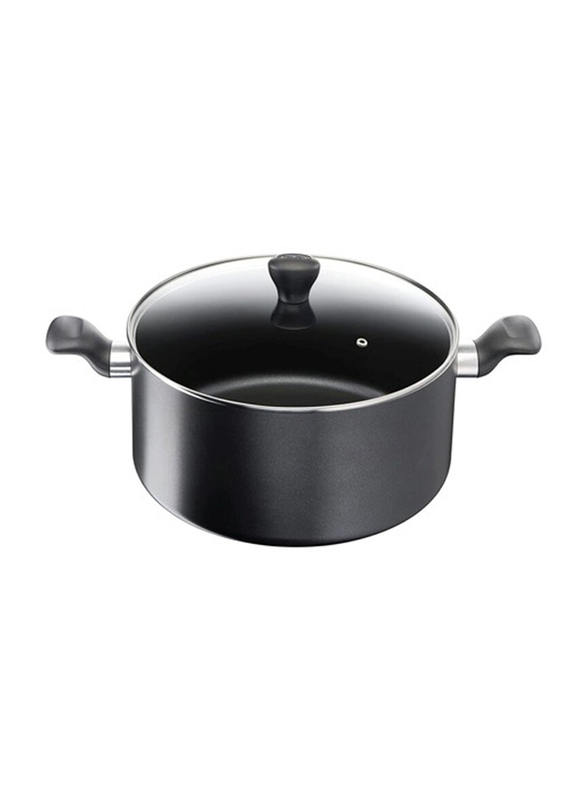 Tefal 30cm G6 Super Cook Stew Pot with Lid, Black