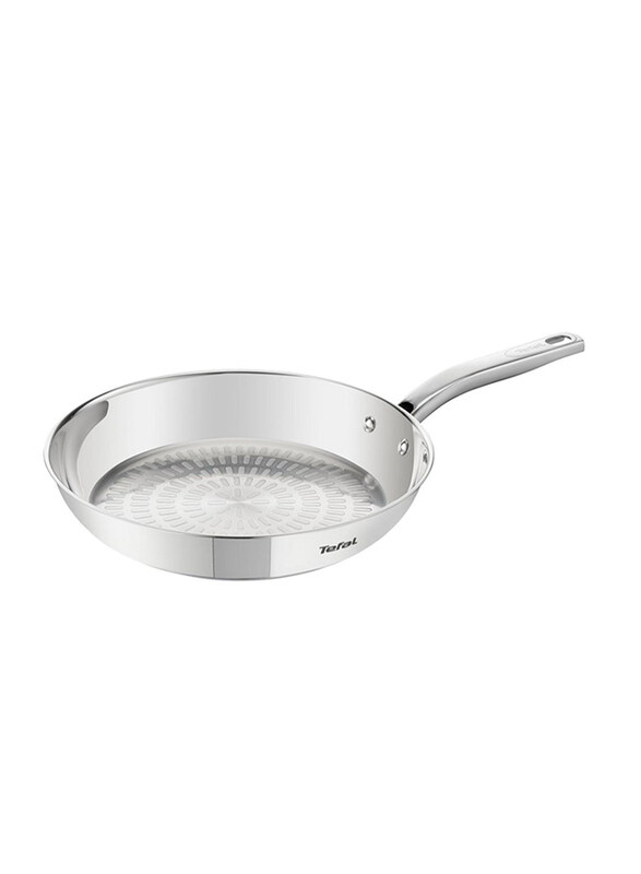 

Tefal 28cm Intuition Stainless Steel Frypan, Silver