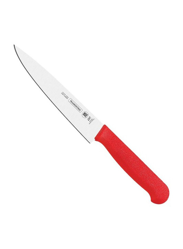 Tramontina 8-Inch Meat Knife, Rd-24620/178, Red/Silver
