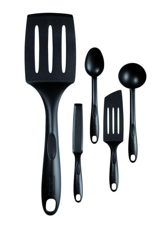 Tefal 5-Piece Bienvenue Kitchen Tools Set, Black