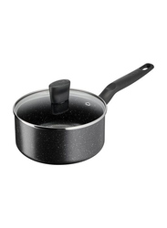 Tefal 7-Piece Dark Stone Super Cook Cookware Set, Black