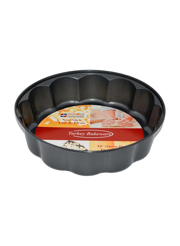 Home Maker 26cm Non-Stick Fiorella Cake Pan, Black