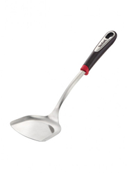 Tefal Ingenio Stainless Steel Wok Spatula, Silver/Black