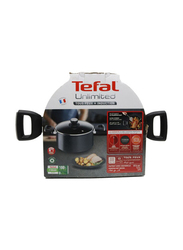 Tefal 24cm G6 Unlimited Casserole with Lid, Black