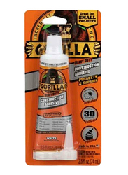 Gorilla Heavy Duty Construction Adhesive Tube, 70g, White